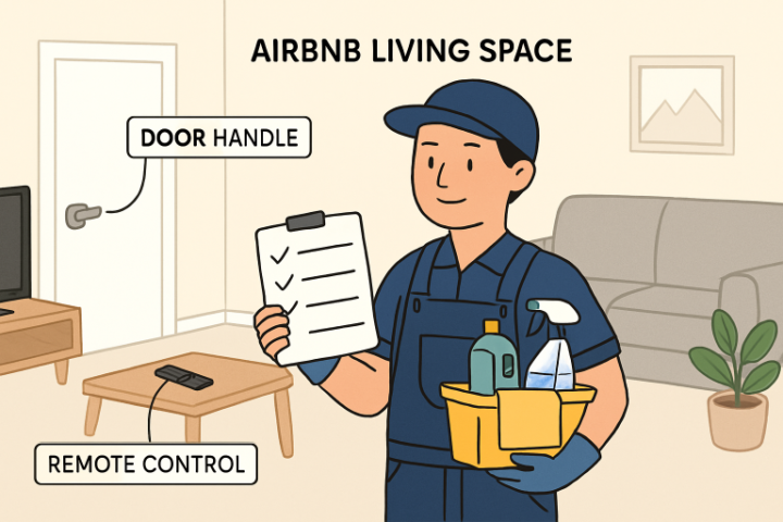 Airbnb professional cleaning